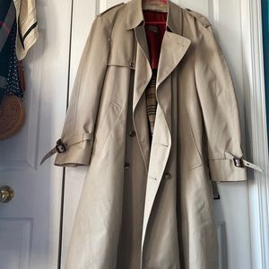 Vintage 1997- Sears Trench coat khaki